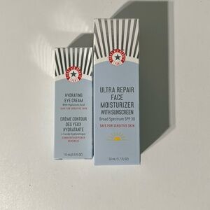 First Aid Beauty Bundle-Ultra Repair Face Moisturizer and eye cream-for new